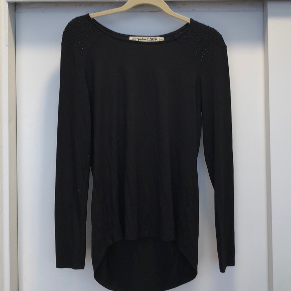 Michael Stars Log Sleeve Shirt w/ fun shoulders!